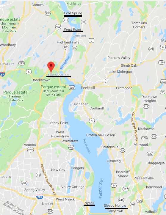 montaña del oso mapa